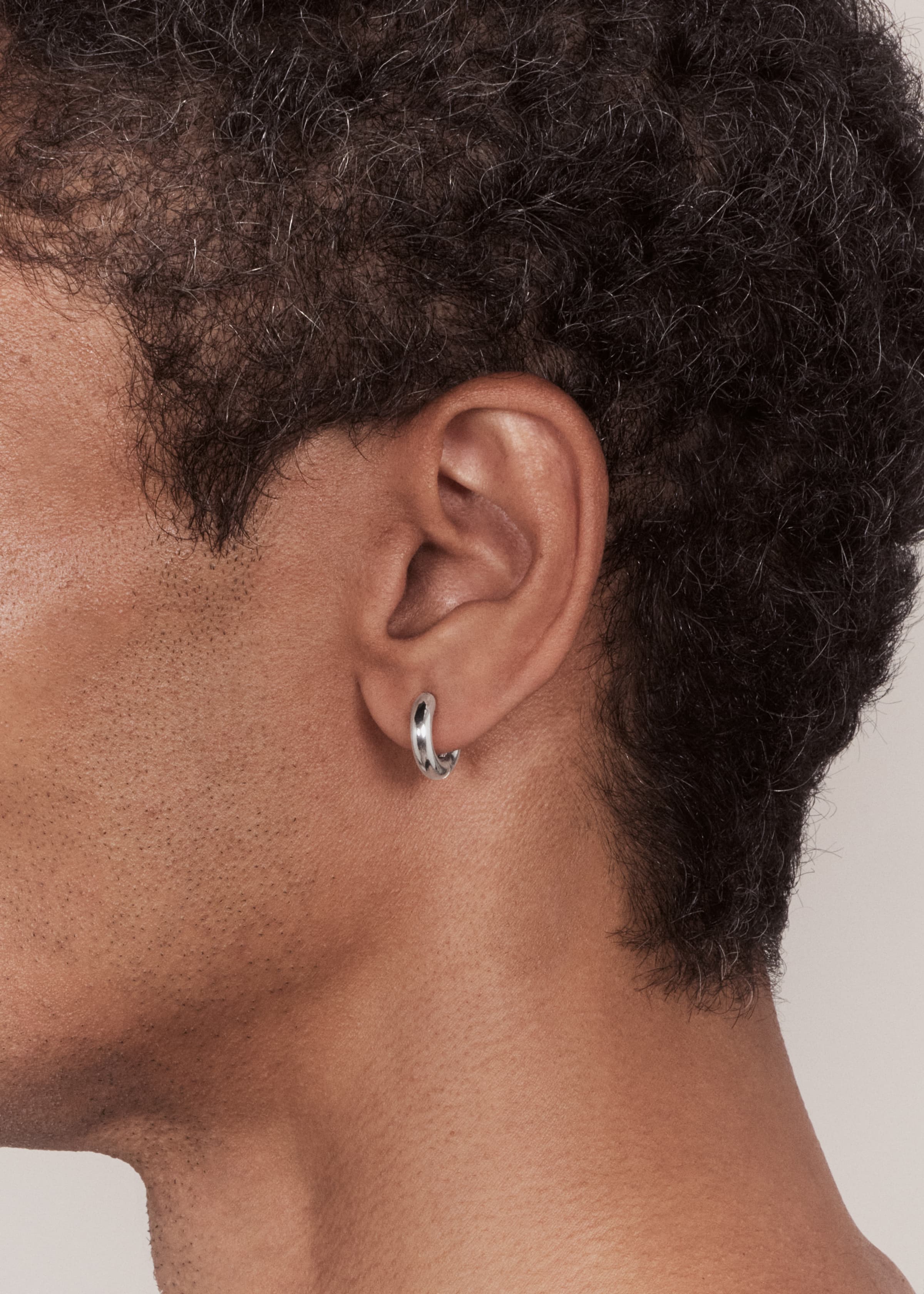 Round earrings small