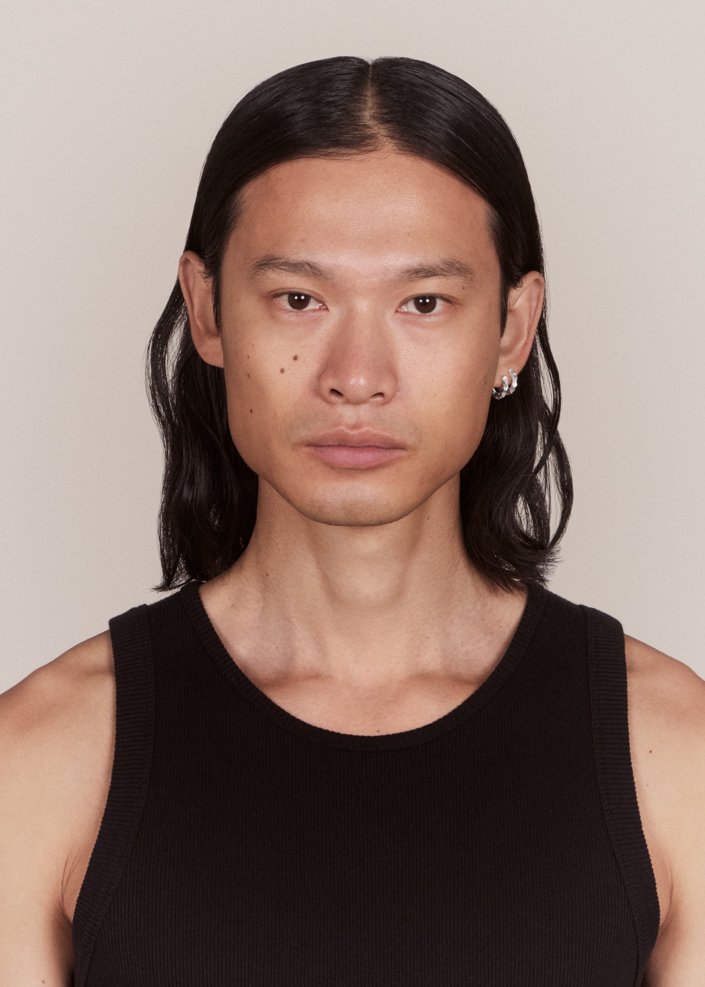 Round earrings small