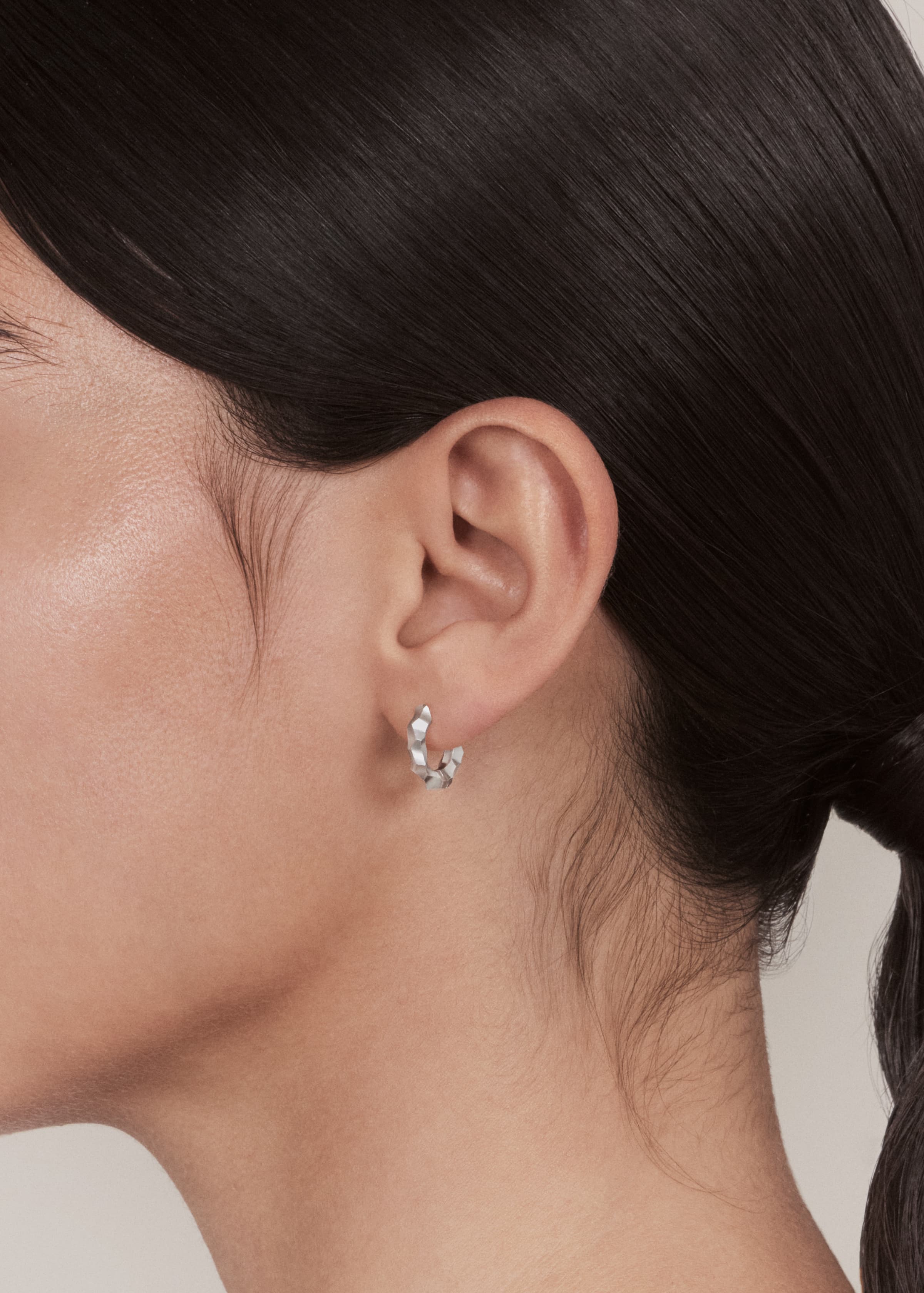 Round earrings small