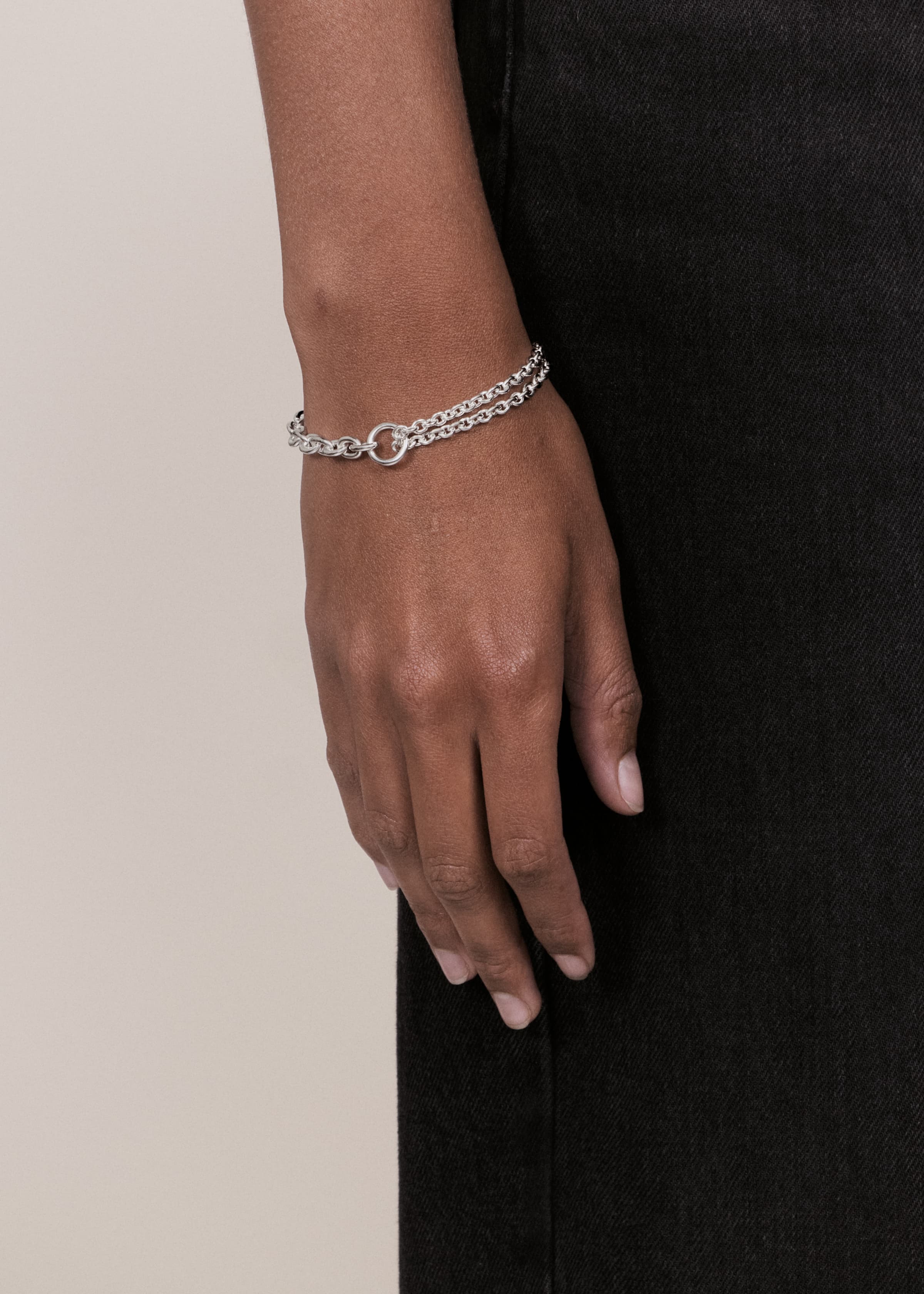 Double bracelet thin