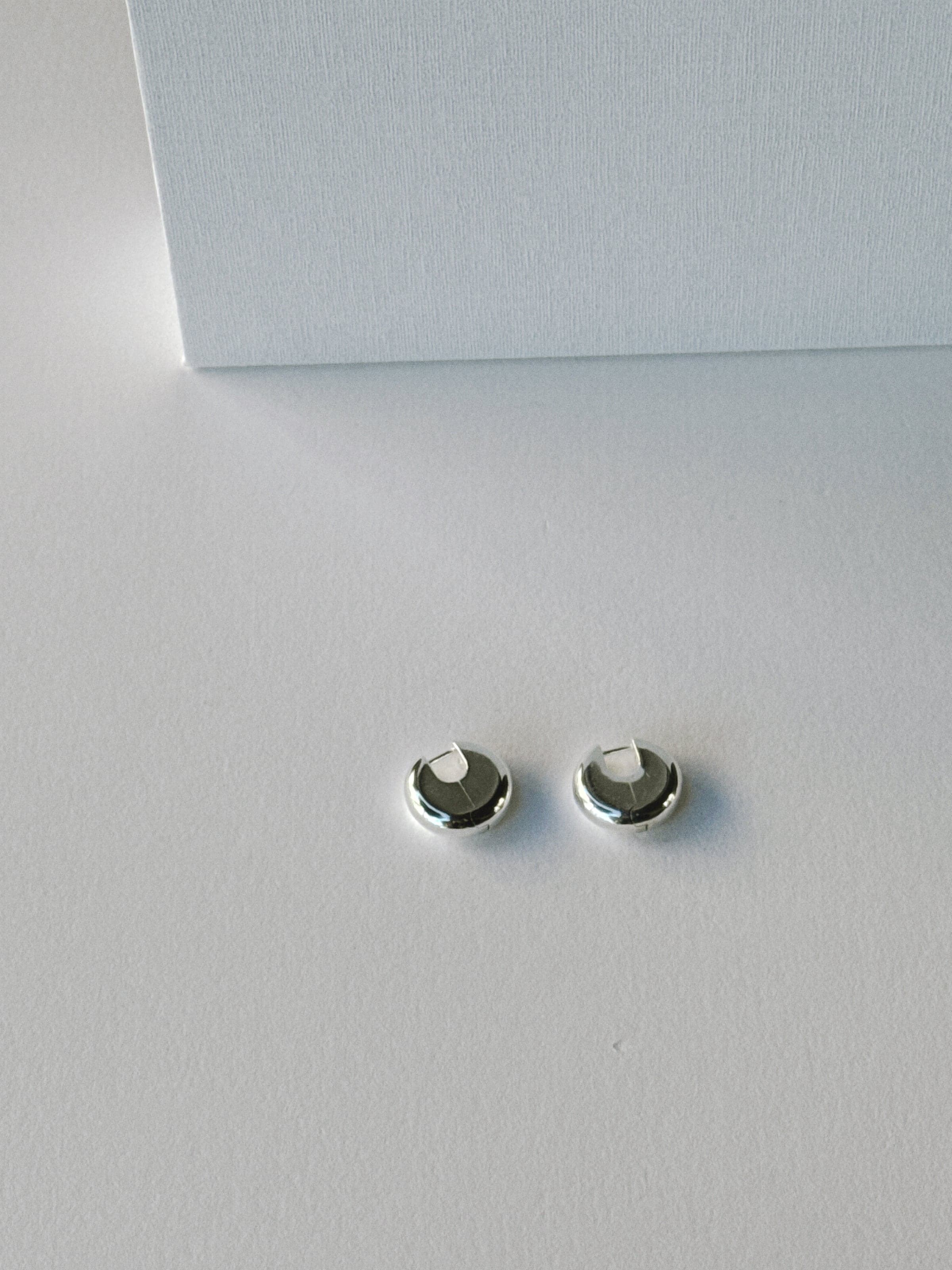 Disc earrings small