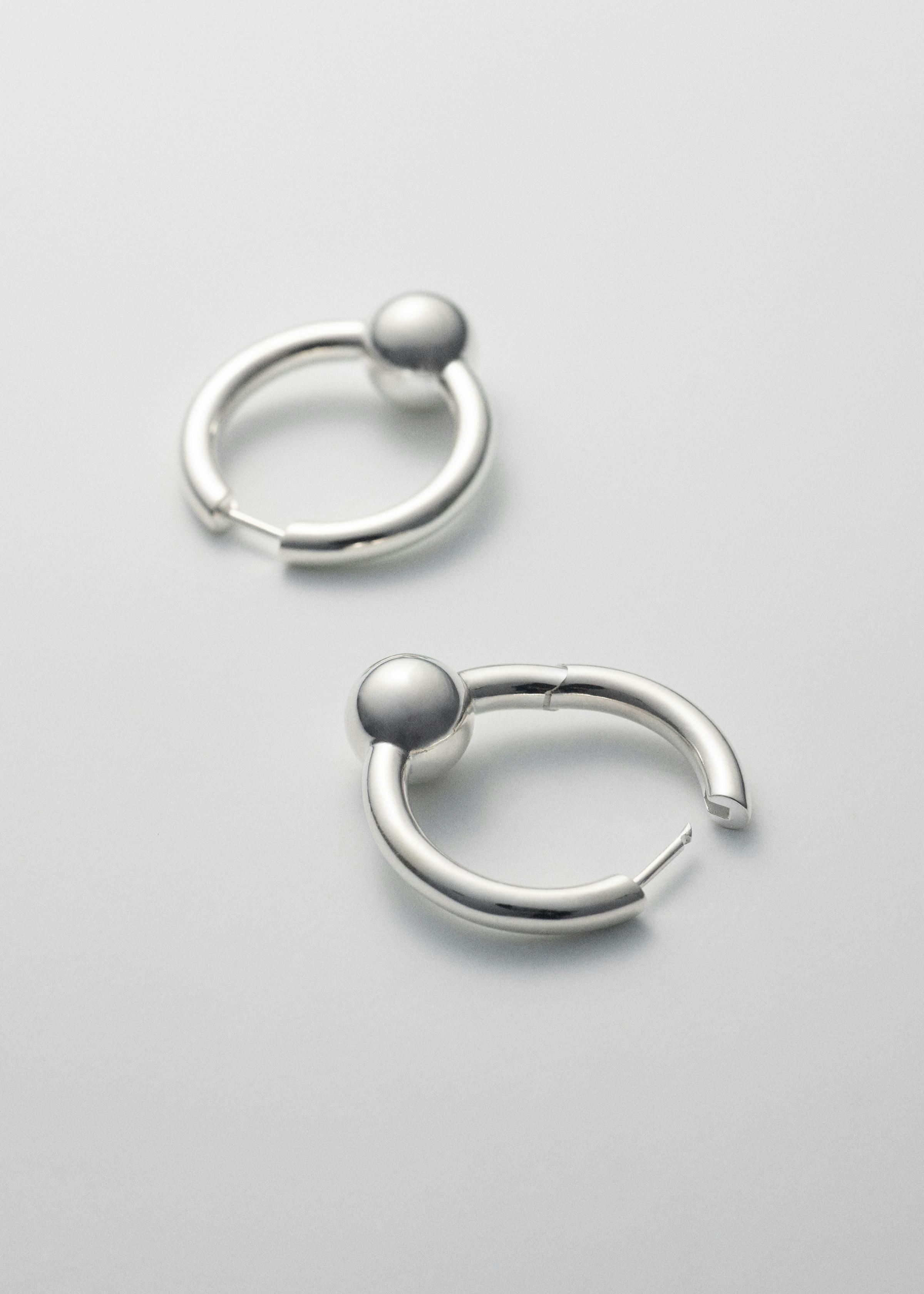 Pearl earrings large