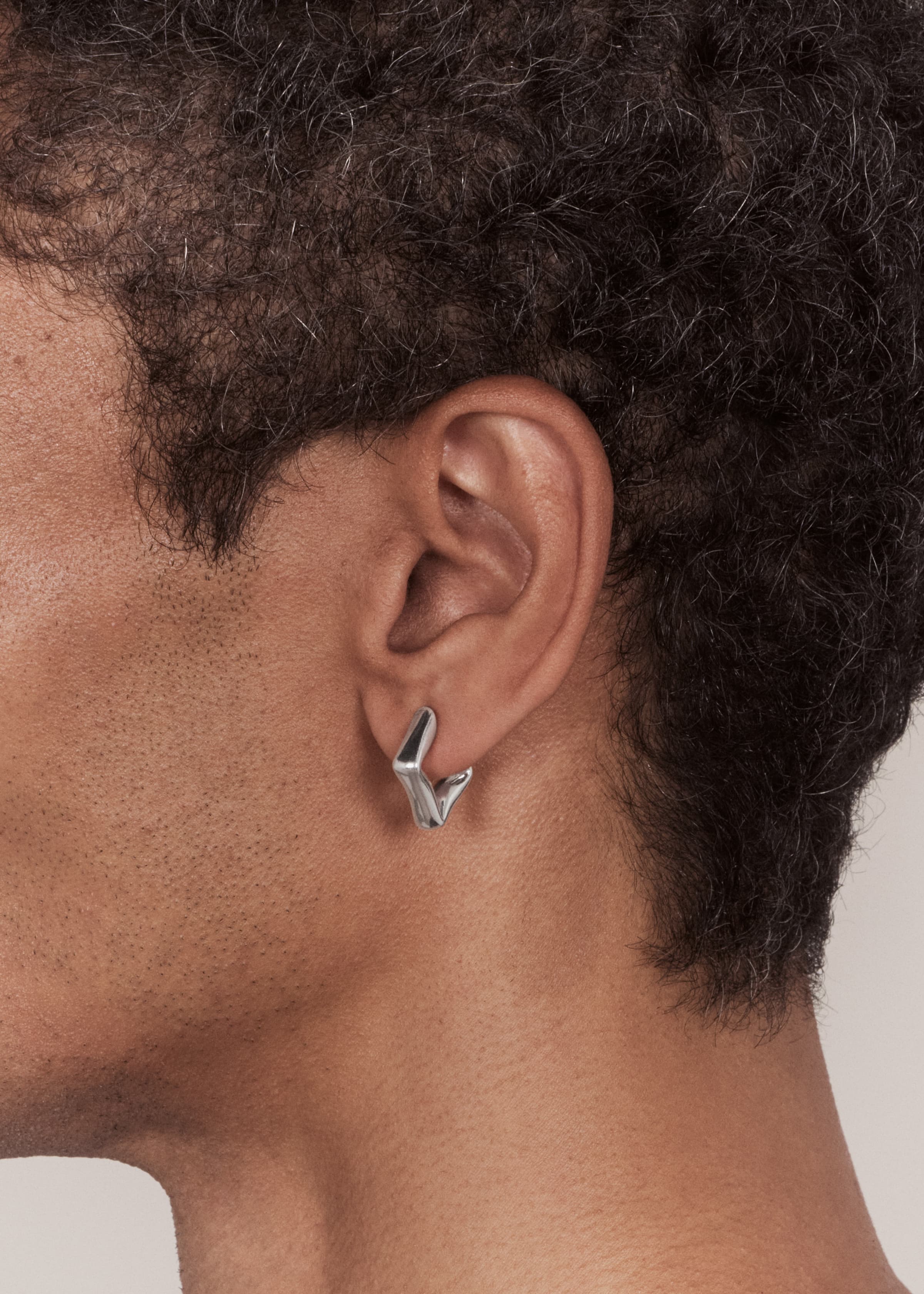 Straw earrings small