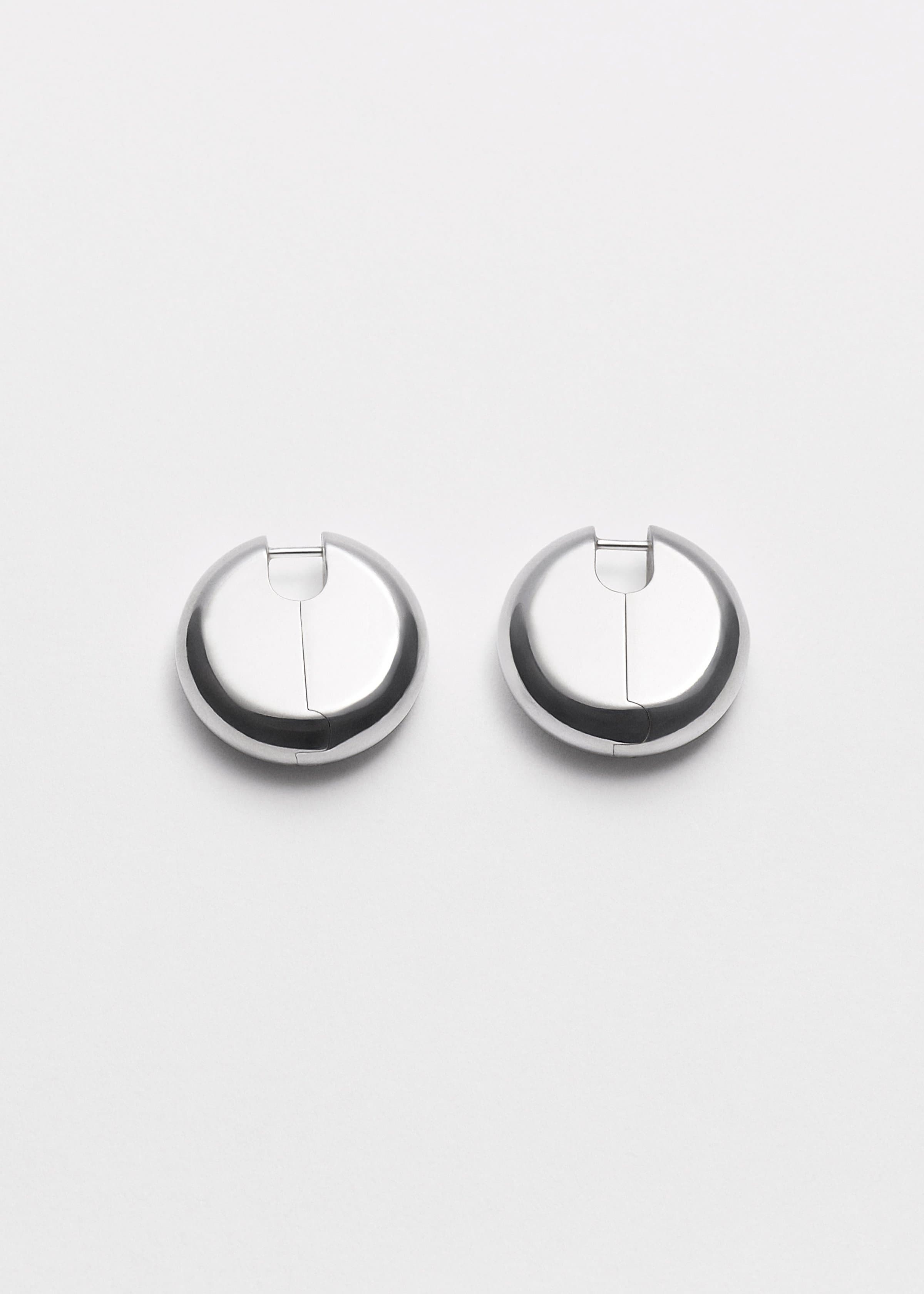 Disc earrings large