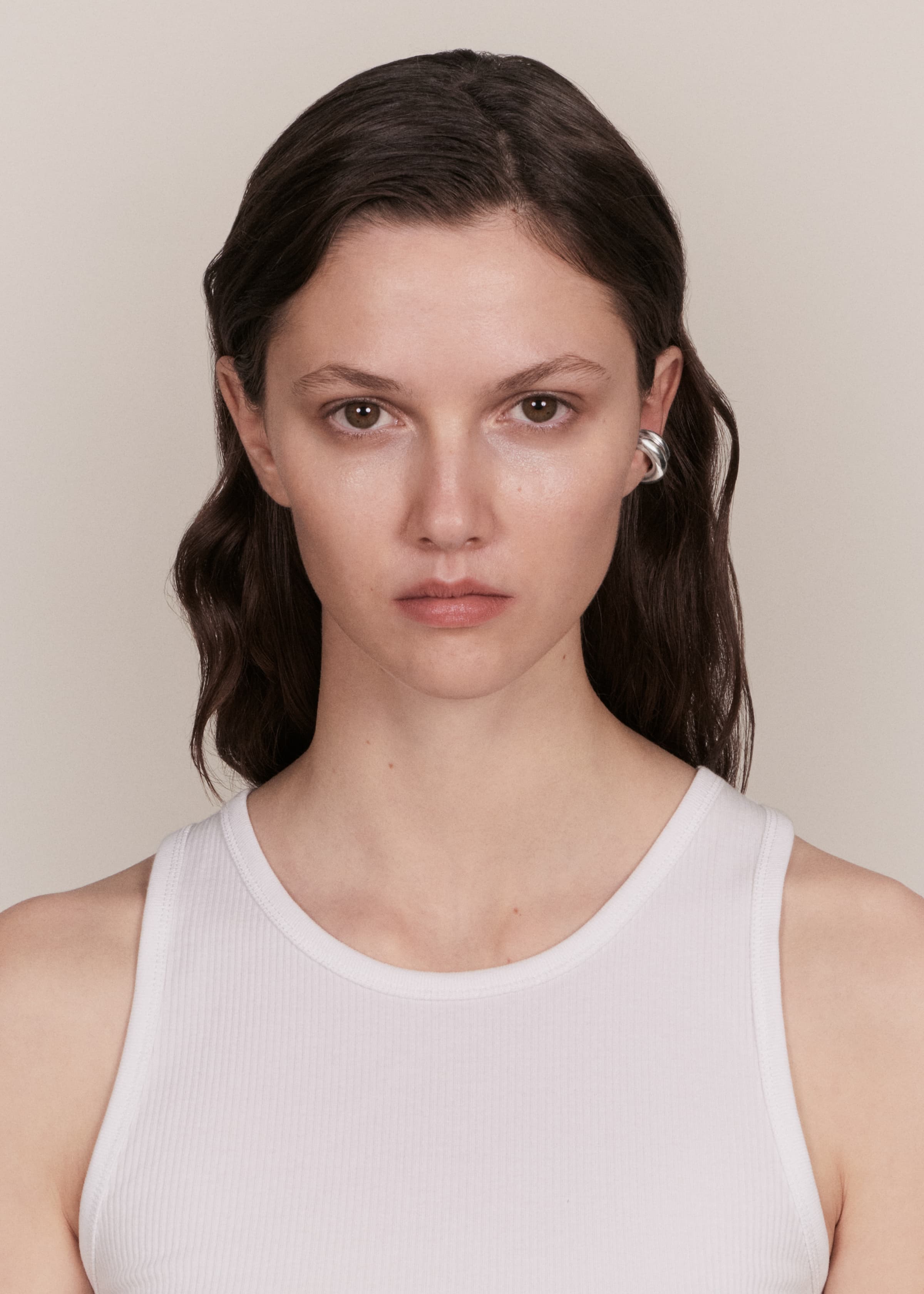 Round ear cuff thick