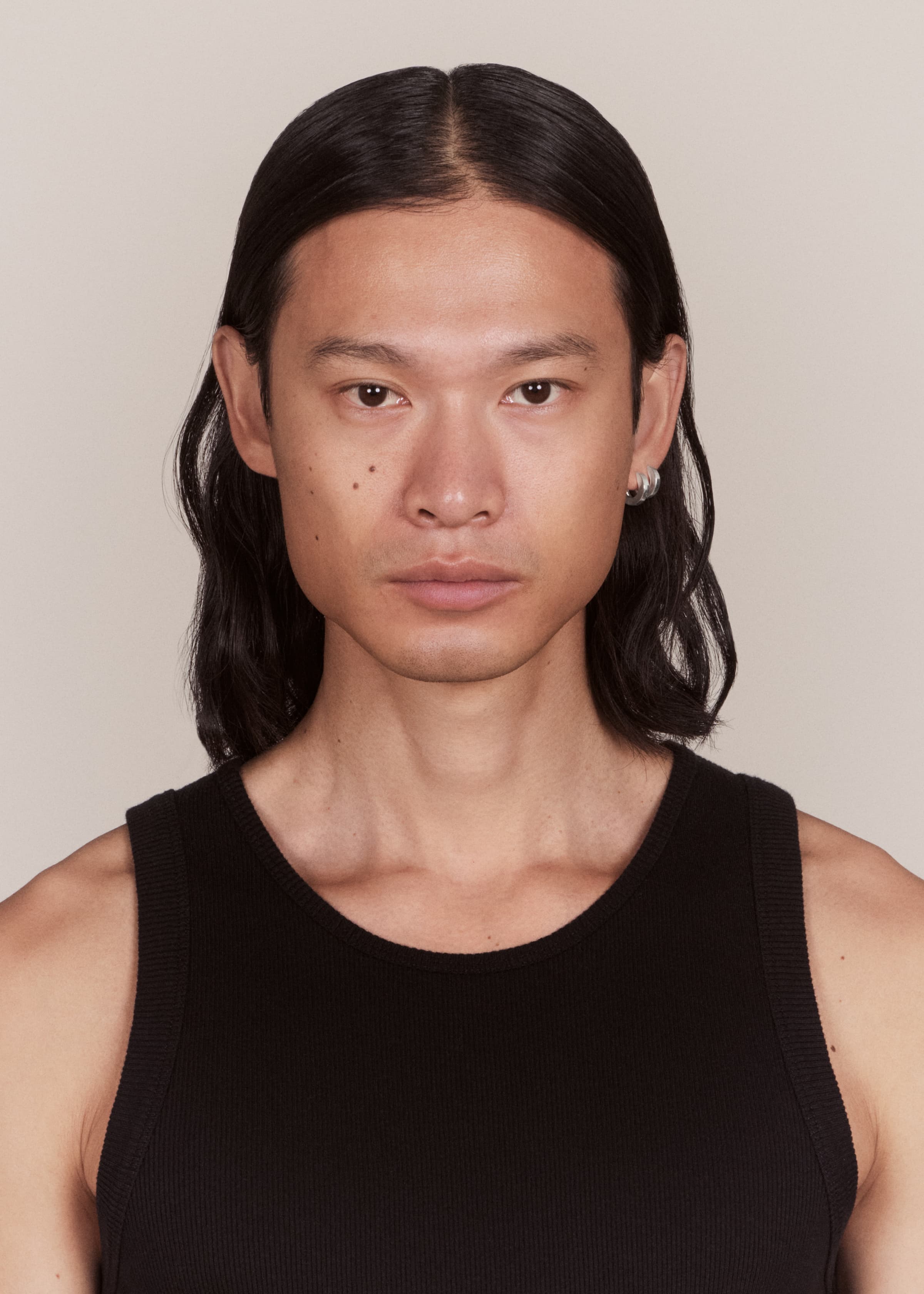 Square earrings small