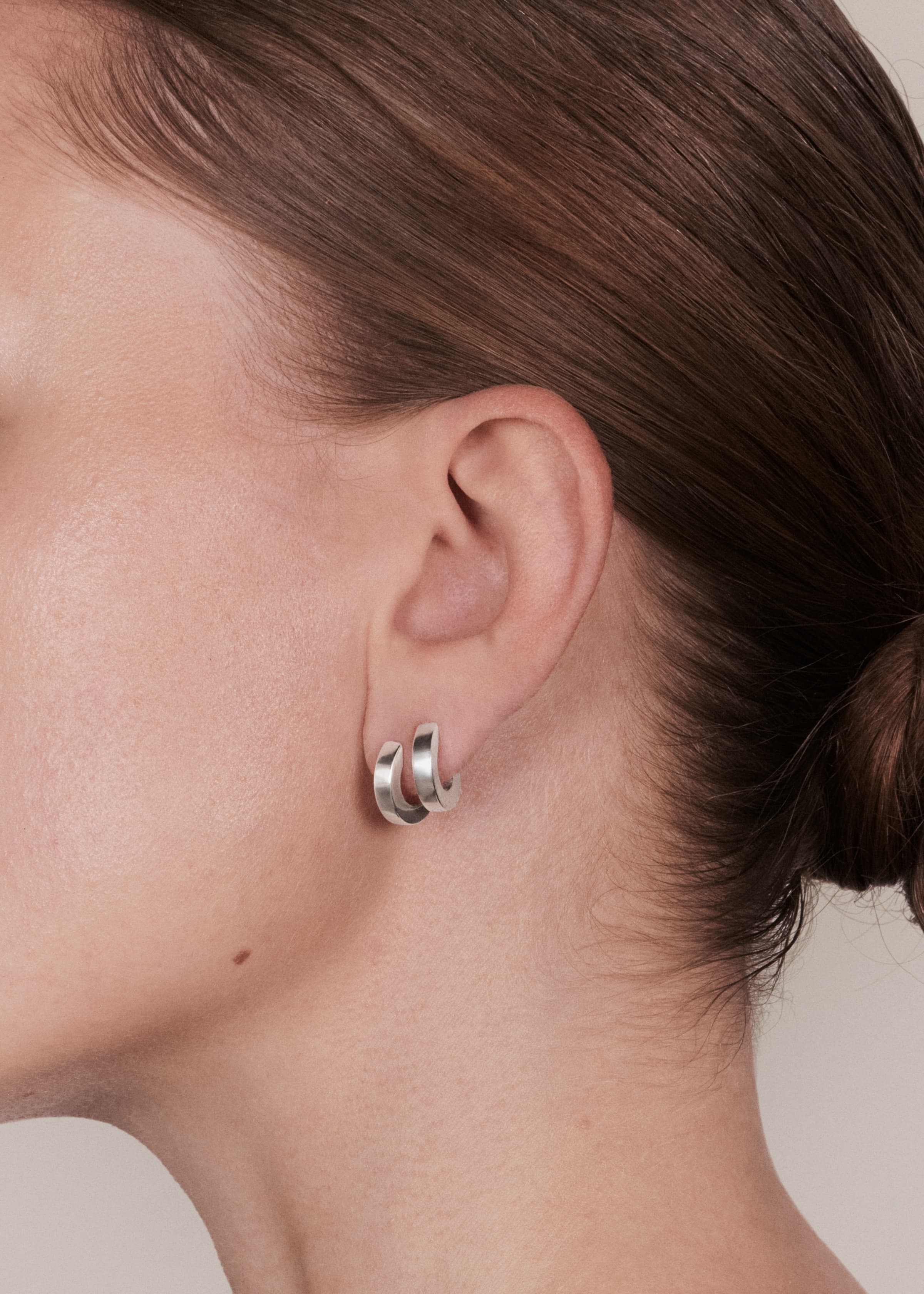 Square earrings small