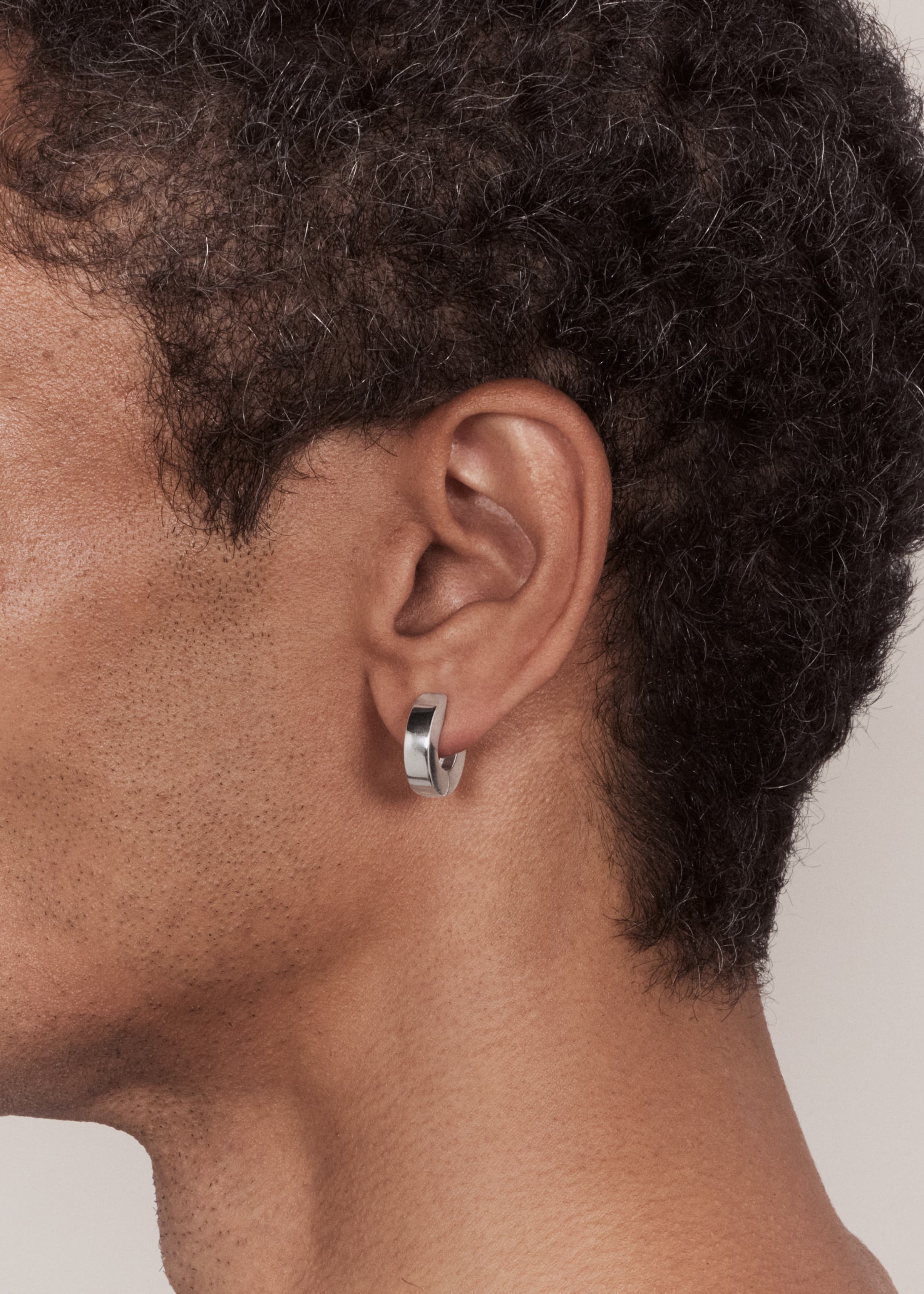 Square earrings medium