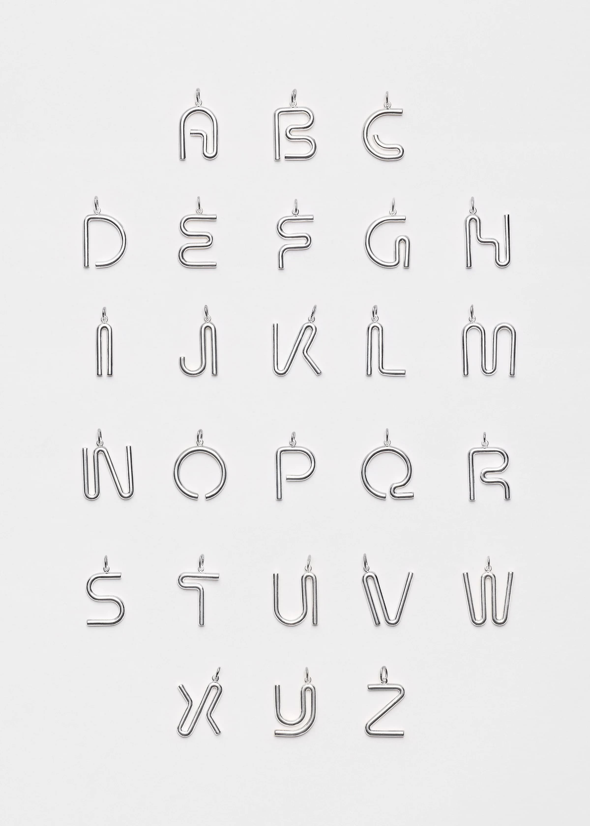 ABC pendant polished