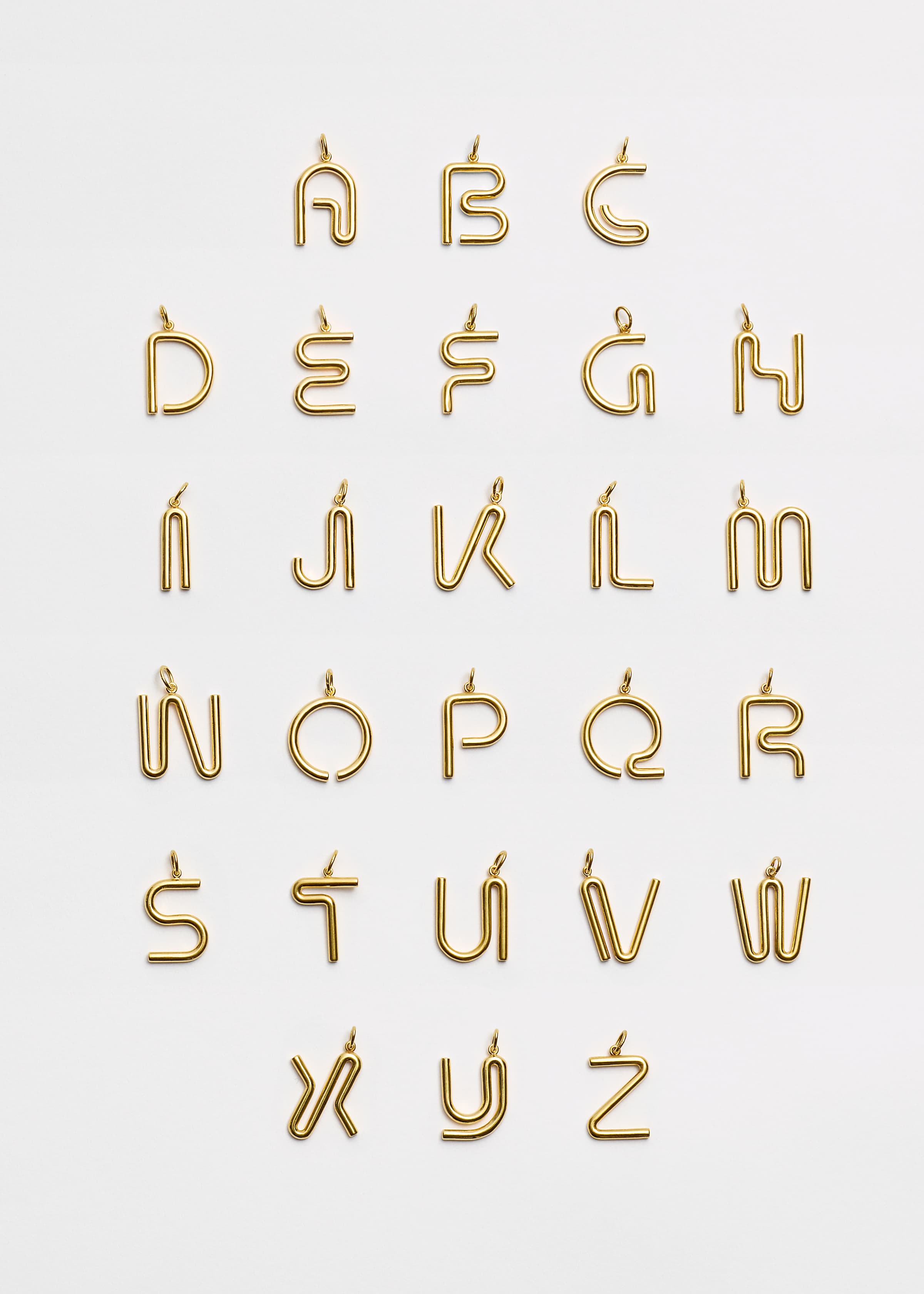 ABC pendant polished